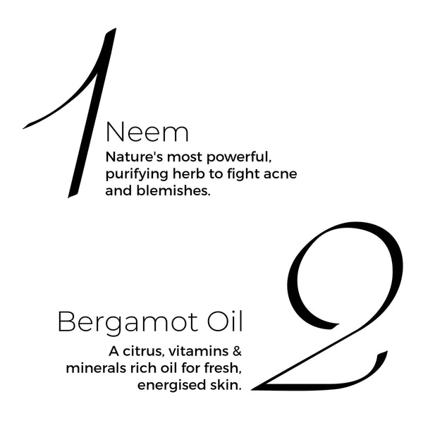 Neem Powder Face Wash for oily, acne-prone skin