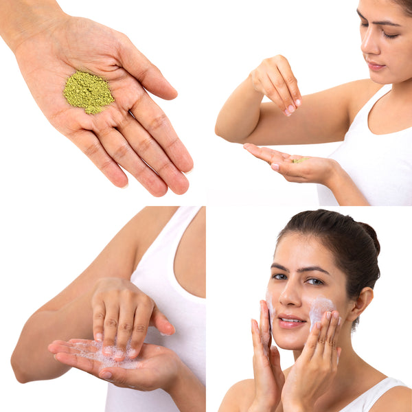 Neem Powder Face Wash for acne-prone skin