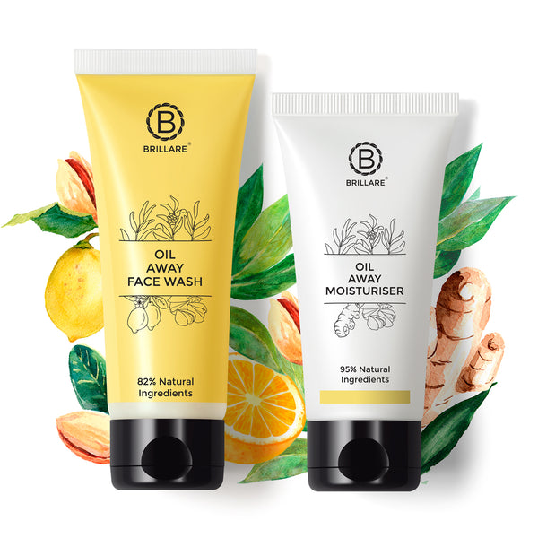 Oil Away Face Wash & Moisturiser with Yellow Pouch