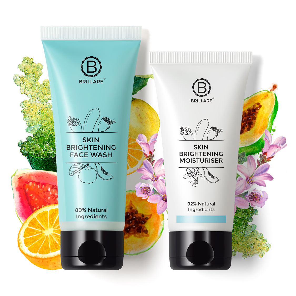 Skin Brightening Face Wash & Moisturiser